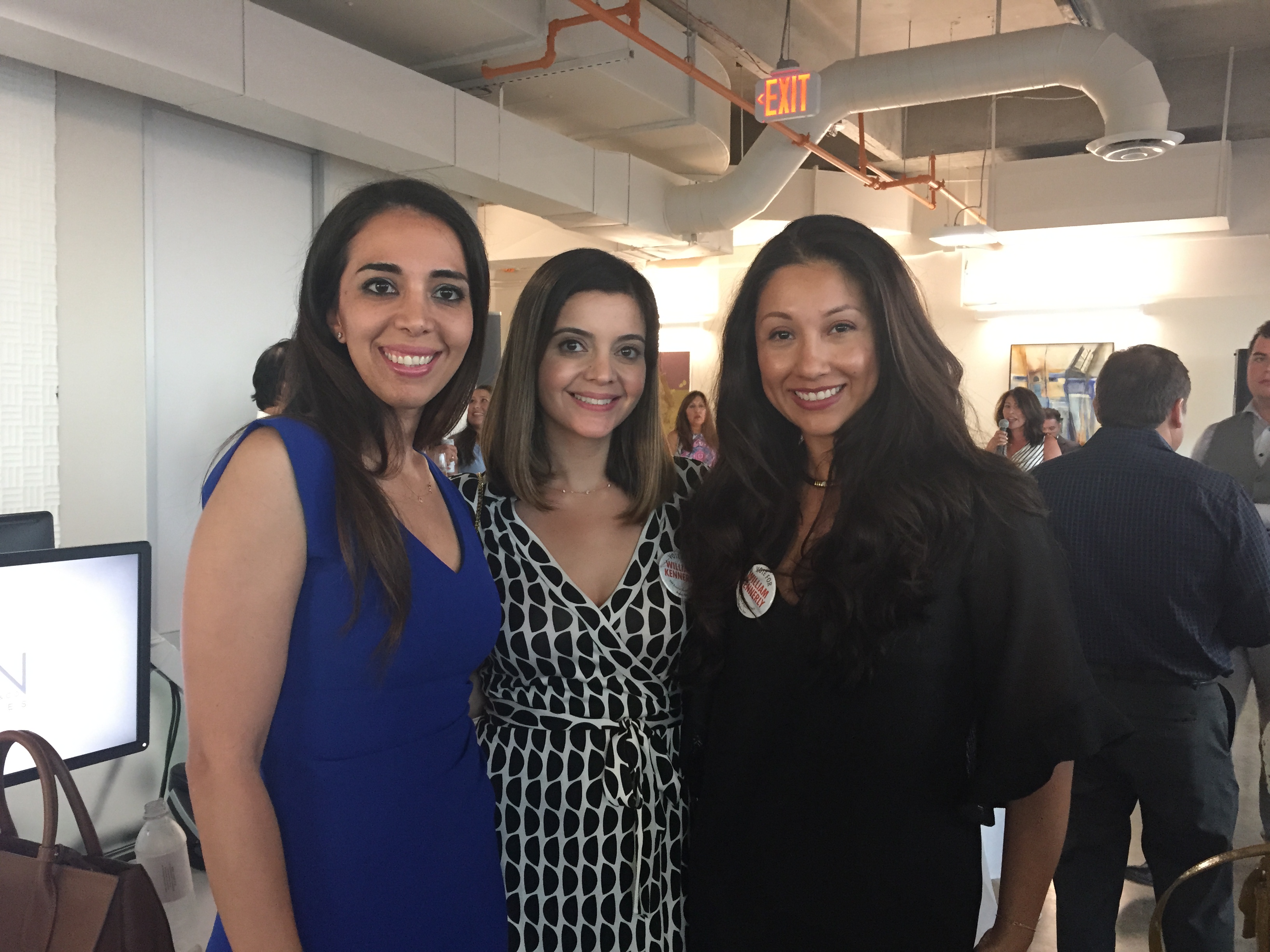 Dr. Sanaz Harirchian, Layla Asgari and Nancy Almodovar