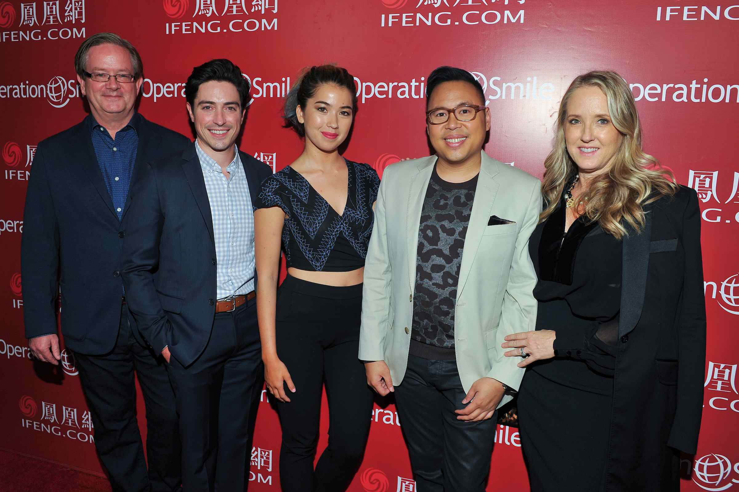 Mark McKinney, Ben Feldman, Nichole Bloom, Nico Santos  (Superstore cast)  and Jennifer Salke (Event Chairs & NBC Entertainment President.
